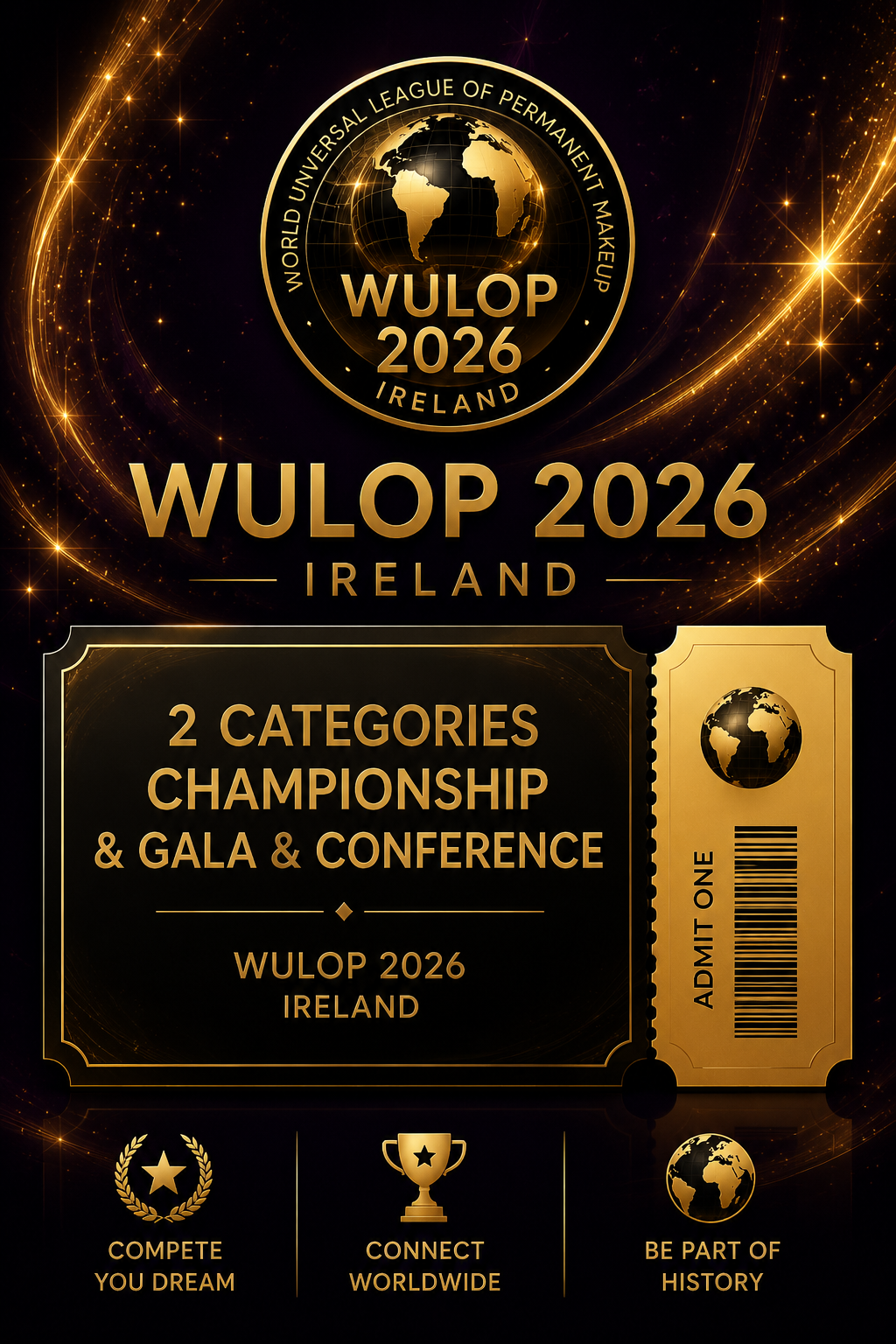 Ticket for Wulop 2 Categories Championship & Gala & Conference